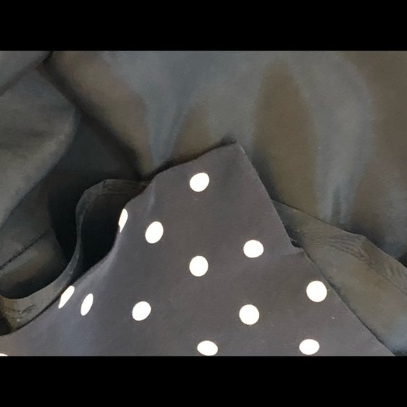 Vintage Silk Nipon Boutique polka dot cutout dress - Picture 12 of 14